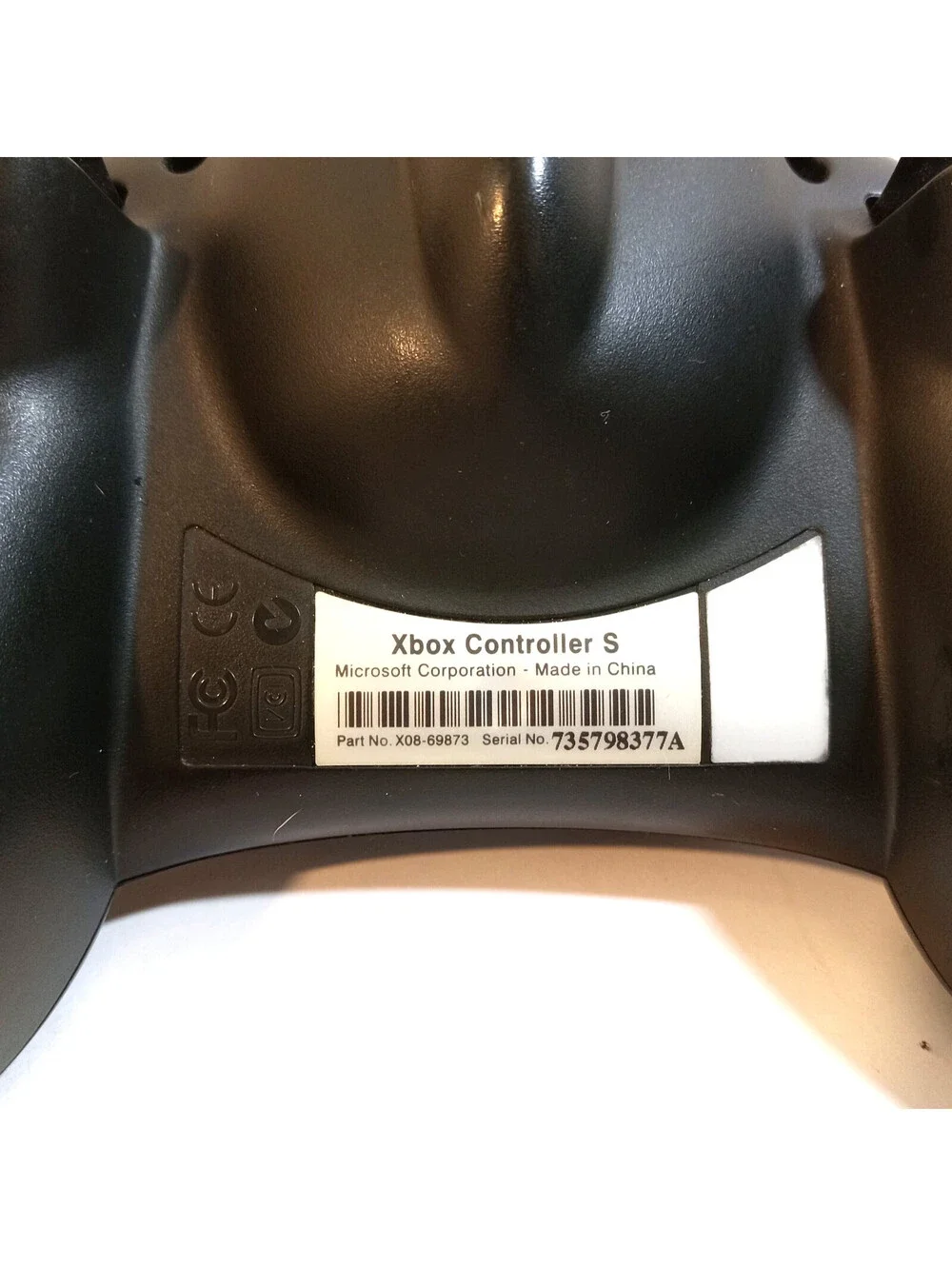 Microsoft Xbox Controller S Y2K Kidcore Retro Black X0869873 OEM Original